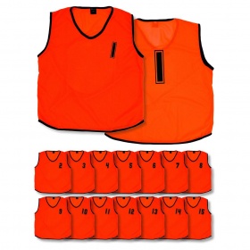 (Pack of 15) Mesh Numbered 1 - 15 Training Bibs (Infants, Kids)